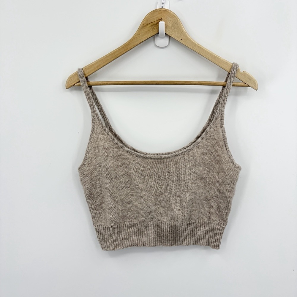 Reformation Cashmere Tank Top Medium Varenne Bralette Capsule Luxury Parisian